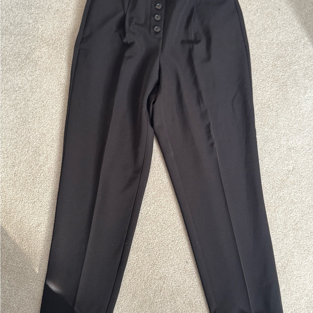 Reitmans Black Buttoned Dress Pants